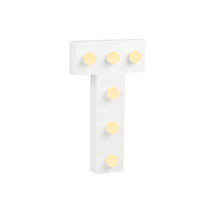 T Licht Letter 16,5cm van Paper Dreams koop je bij Partywinkel