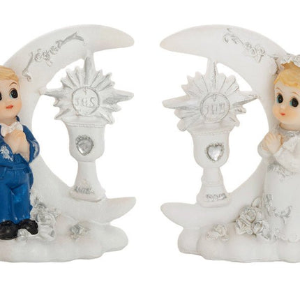 Taarttopper Comunnie Jongen 9cm van Partydeco koop je bij Partywinkel