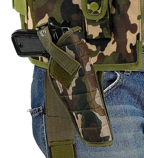 TACTISCH HOLSTER CAMOUFLAGE van Widmann koop je bij Partywinkel