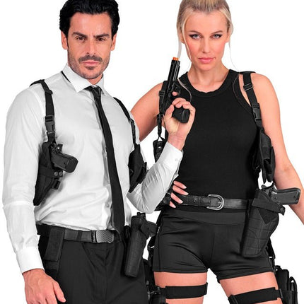 TACTISCH HOLSTER ZWART van Widmann koop je bij Partywinkel