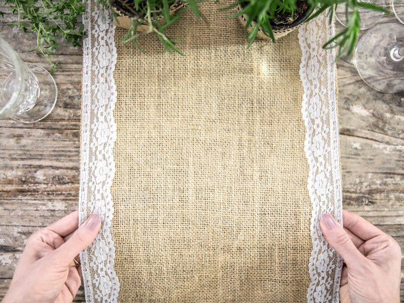 Tafelloper Jute 2,75m van Partydeco koop je bij Partywinkel