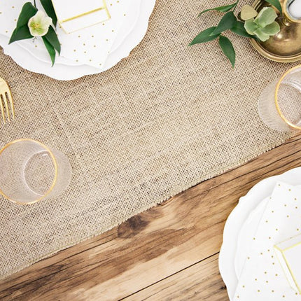 Tafelloper Jute 5m van Partydeco koop je bij Partywinkel