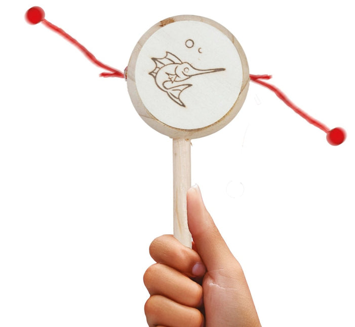 Tambourine rattle 20 cm van Fiestas Guirca koop je bij Partywinkel