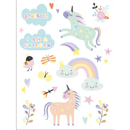 Tatoeages Unicorns & Rainbows van Folat koop je bij Partywinkel