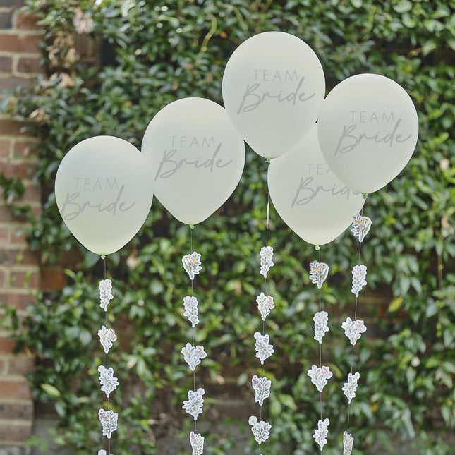 Team Bride Ballonnen 30cm 5st van Ginger Ray koop je bij Partywinkel