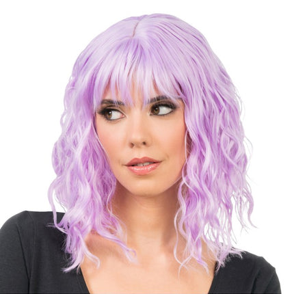 Tessa-peruukki, violetti, 35 cm