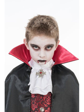 Theodor-vampyyripuku lapsille, musta-punainen