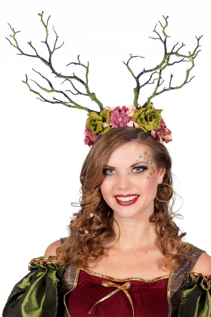 Fee Tiara Groen Takjes En Bloemen van Wilbers & Wilbers koop je bij Partywinkel