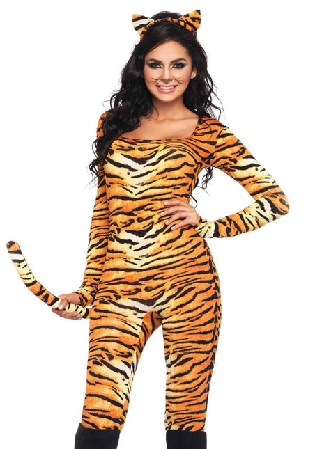 Tijger Catsuit Dames Leg Avenue van Leg Avenue koop je bij Partywinkel