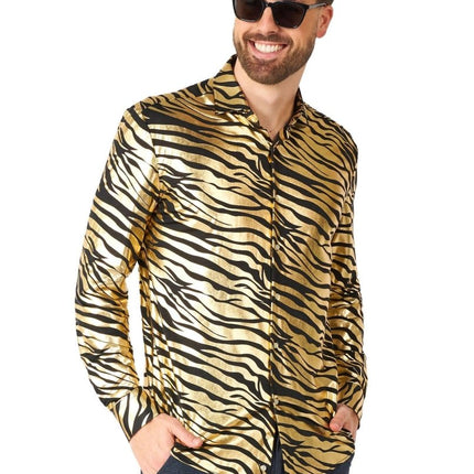 Tijger Goud Overhemd Heren OppoSuits van OppoSuits koop je bij Partywinkel