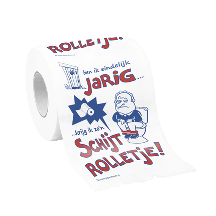 Toiletpapier Schijtrolletje van Paper Dreams koop je bij Partywinkel