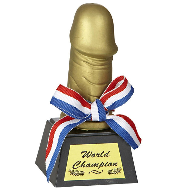 Trofee Gouden Piemel van Widmann koop je bij Partywinkel