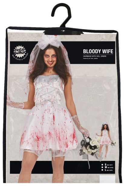 Trouwjurk Halloween Kostuum Dames van Fiestas Guirca koop je bij Partywinkel