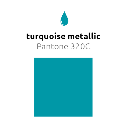 Turquoise Ballonnen Metallic 25cm 50st van Balloonia koop je bij Partywinkel