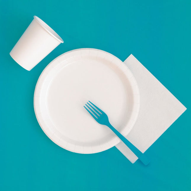 Turquoise Tafelkleed Compact 2,74m van Unique koop je bij Partywinkel