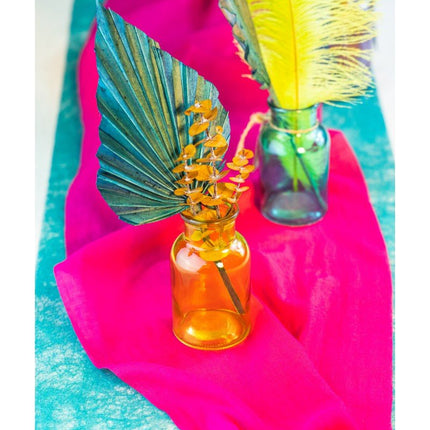 Turquoise Tafelloper 10m van CHAKS koop je bij Partywinkel