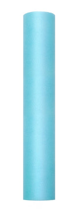 Turquoise Tule Rol 30cm 9m van Partydeco koop je bij Partywinkel