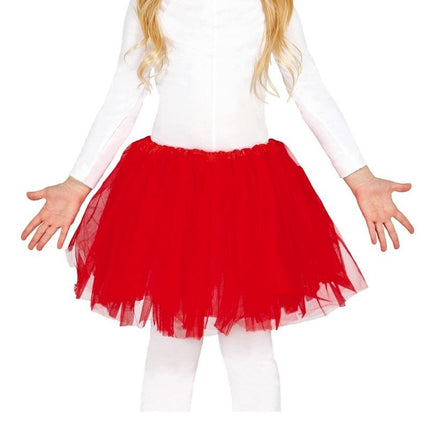 Tutu Kind Rood 31cm van Fiestas Guirca koop je bij Partywinkel