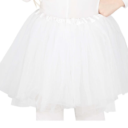 Tutu Wit Kind 31cm van Fiestas Guirca koop je bij Partywinkel