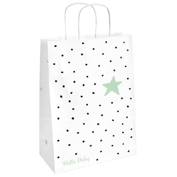 Uitdeel Tasjes Hello Baby 23,4cm van Riethmueller koop je bij Partywinkel