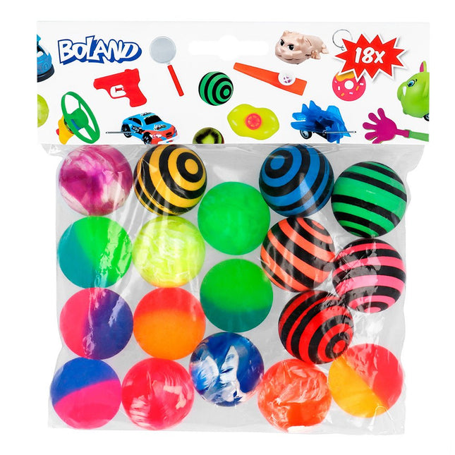 Uitdeelcadeautjes Stuiterballen 3cm 18st van Boland koop je bij Partywinkel