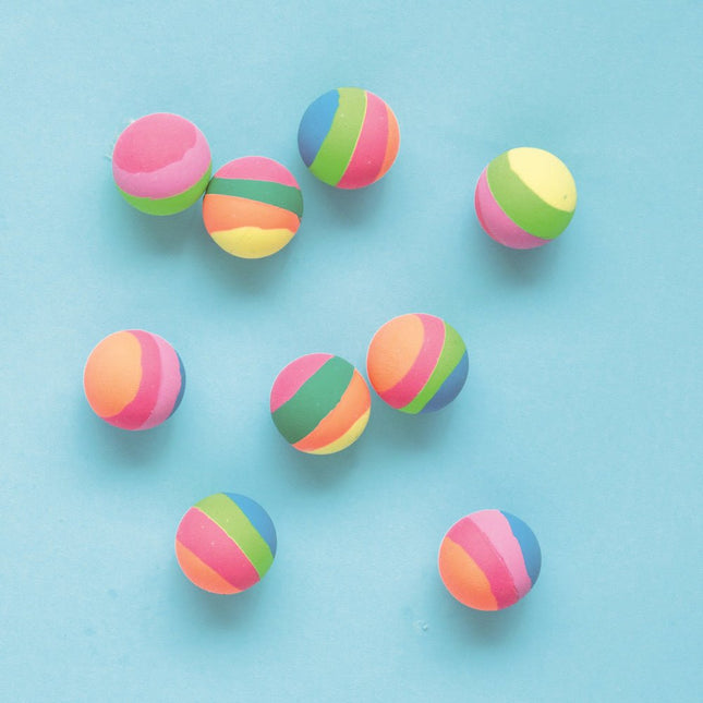 Uitdeelcadeautjes Stuiterballen Pastel 3cm 8st van Unique koop je bij Partywinkel