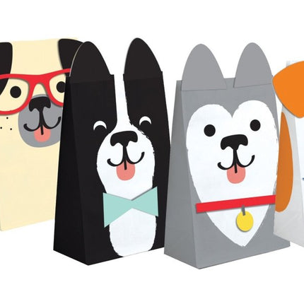 Uitdeelzakjes Honden 20cm 8st van Creative Converting koop je bij Partywinkel
