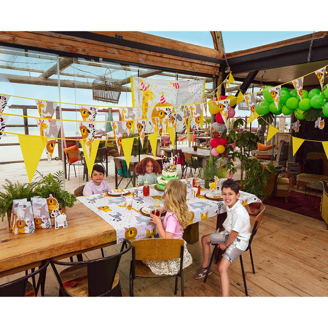 Uitdeelzakjes Safari Papier 23cm van Boland koop je bij Partywinkel