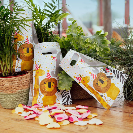 Uitdeelzakjes Safari Papier 23cm van Boland koop je bij Partywinkel