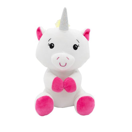 Unicorn Ballon Gewicht 2 - In - 1 Knuffel 21cm van Riethmueller koop je bij Partywinkel