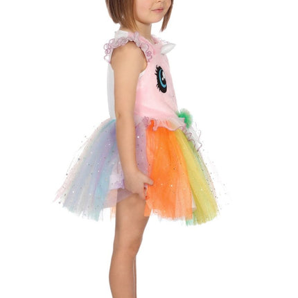 Unicorn Jurk Meisje Glitters van Wilbers & Wilbers koop je bij Partywinkel