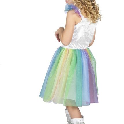Unicorn Jurk Regenboog Meisje van Wilbers & Wilbers koop je bij Partywinkel