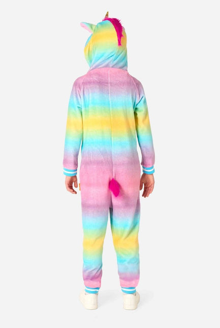 Unicorn Onesie Gekleurd Kind van OppoSuits koop je bij Partywinkel