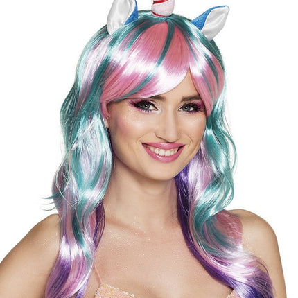 Unicorn Pruik van Boland koop je bij Partywinkel