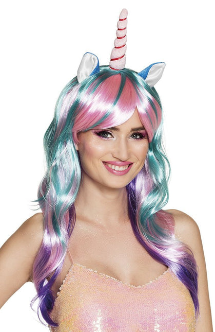 Unicorn Pruik van Boland koop je bij Partywinkel