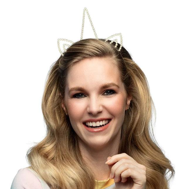 Unicorn Tiara Met Parels van Boland koop je bij Partywinkel