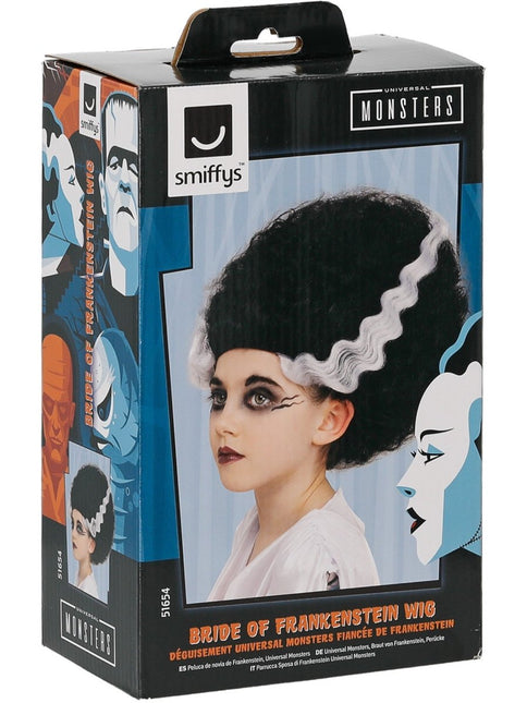 Universal Monsters Bride of Frankenstein Pruik van Smiffys koop je bij Partywinkel