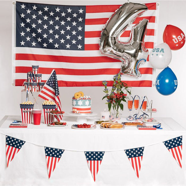 USA Ballonnen 25cm 6st van Boland koop je bij Partywinkel