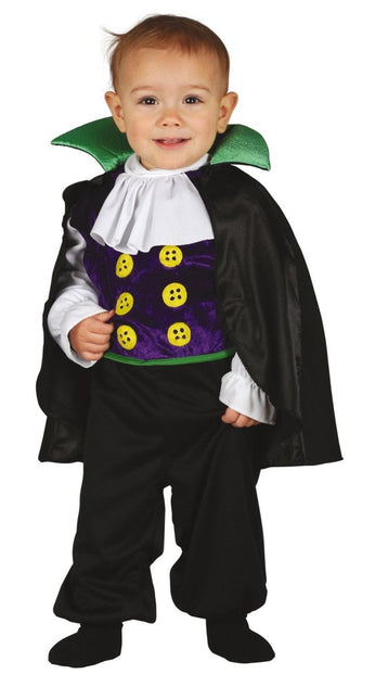 Vampier Halloween Kostuum Baby Zwart van Fiestas Guirca koop je bij Partywinkel