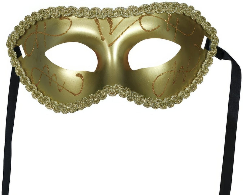 Venetiaans Oogmasker Goud van Fiestas Guirca koop je bij Partywinkel