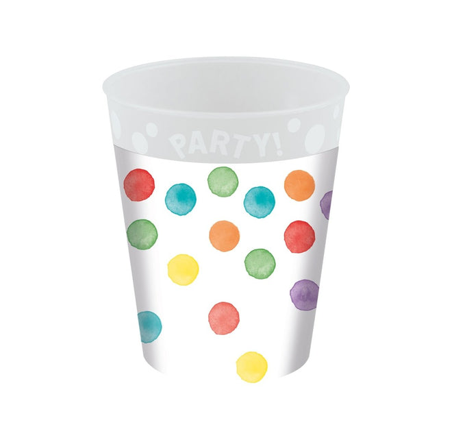 Verf Stippen Bekers 250ml 4st van Procos koop je bij Partywinkel