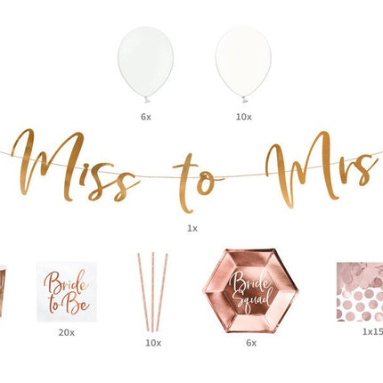 Versiering Pakket Bachelorette 60 delig van Partydeco koop je bij Partywinkel