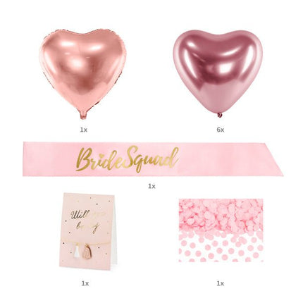 Versiering Pakket Bride'S Maid 10 delig van Partydeco koop je bij Partywinkel