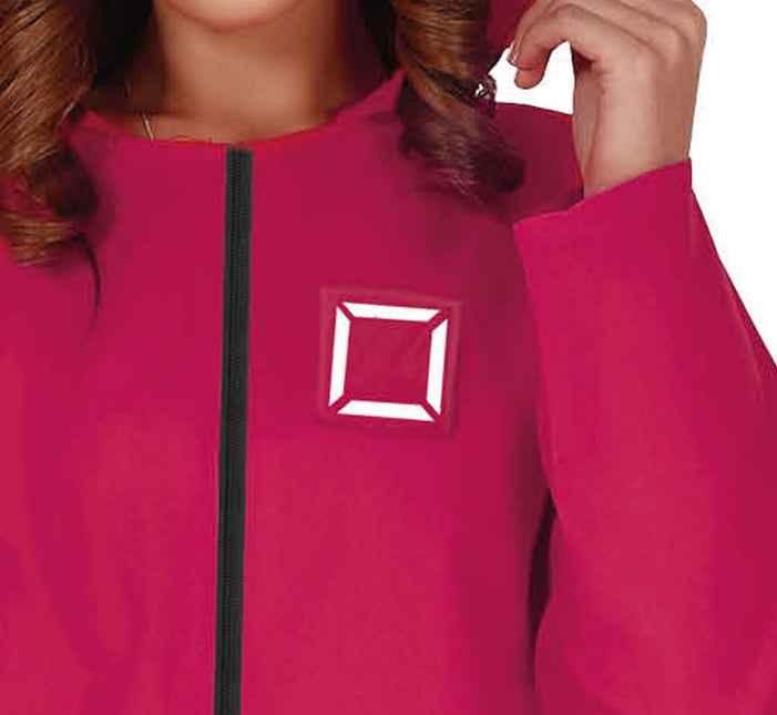 Vierkant Kostuum Dames Roze van Fiestas Guirca koop je bij Partywinkel