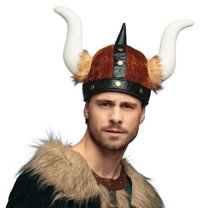 Viking Helm Bruin van Boland koop je bij Partywinkel