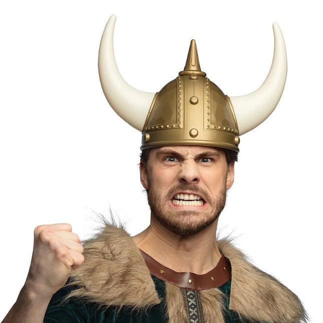 Viking Helm Goud van Boland koop je bij Partywinkel