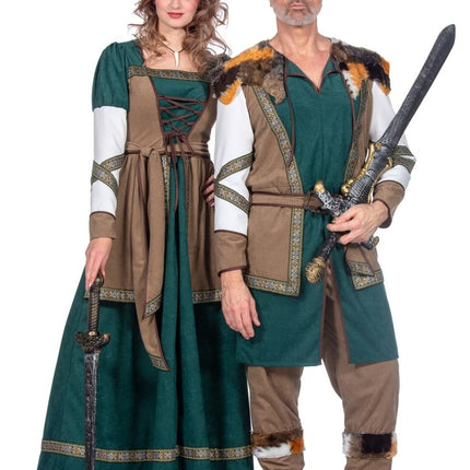 Viking Jurk Groen van Wilbers & Wilbers koop je bij Partywinkel