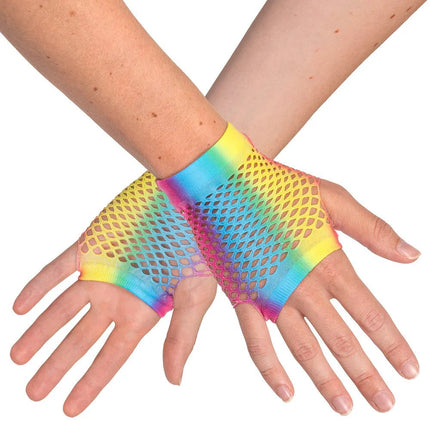 Visnet Handschoenen Regenboog van Boland koop je bij Partywinkel