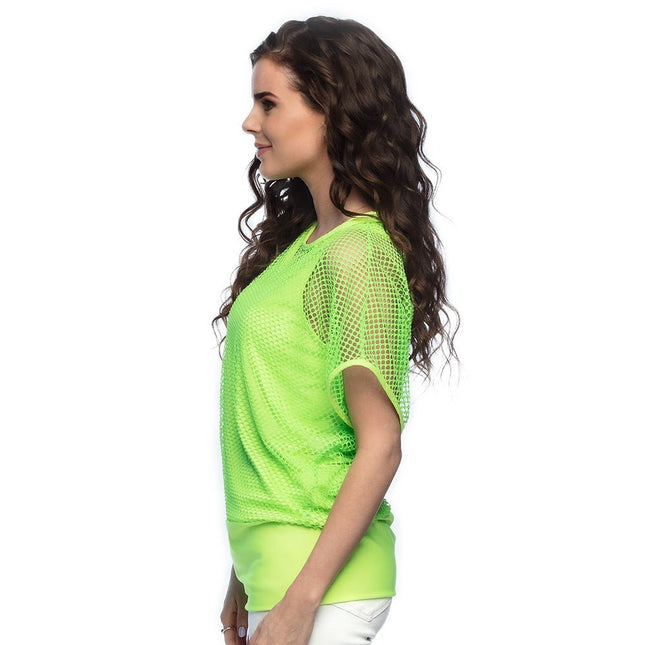 Visnet Shirt Groen Dames M/L van Boland koop je bij Partywinkel