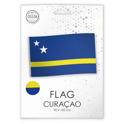 Vlag Curacao 1,5m van WeFiesta koop je bij Partywinkel